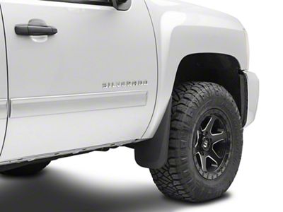 Mud Guards; Front and Rear (07-13 Silverado 1500 w/o OE Fender Flares)