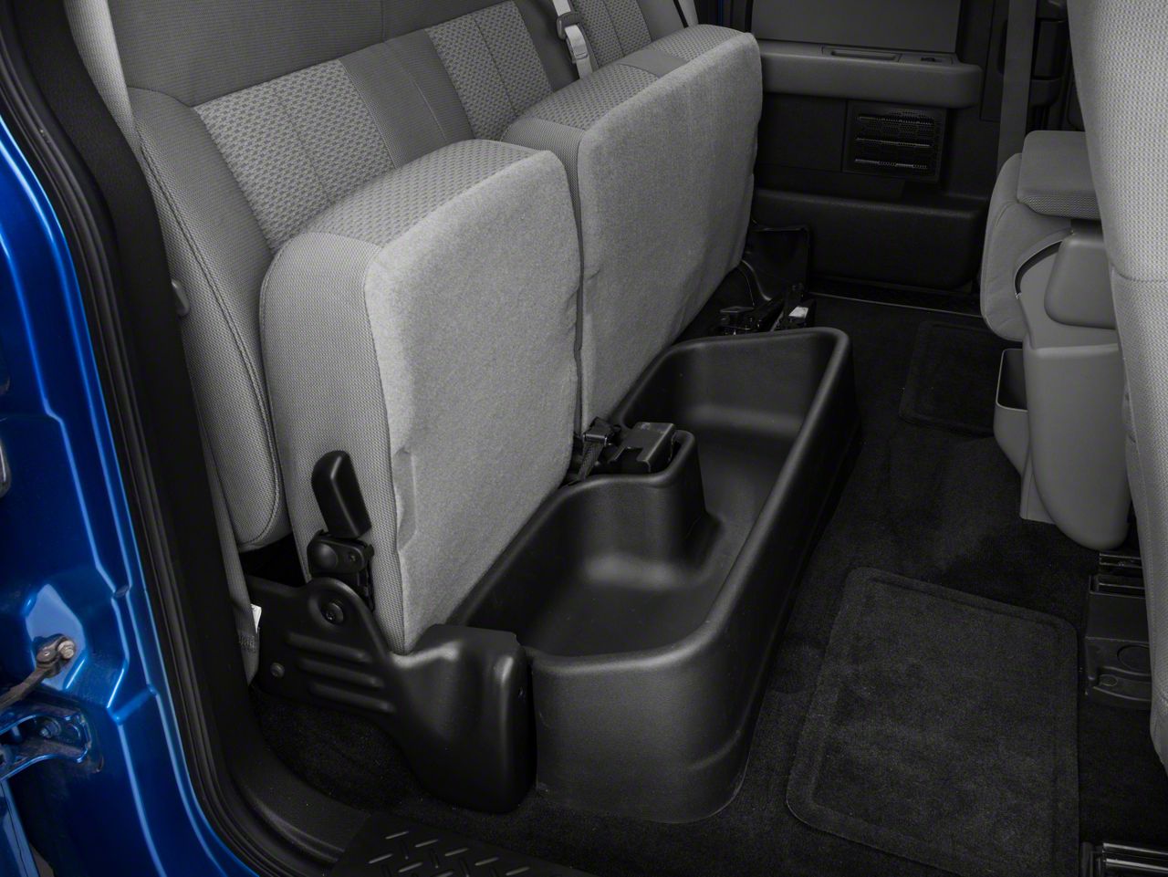 Husky Liners F150 GearBox Under Seat Storage Box; Black T103104 (0914 F150 SuperCab