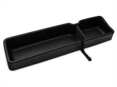 GearBox Under Seat Storage Box; Black (15-24 F-150 SuperCrew)