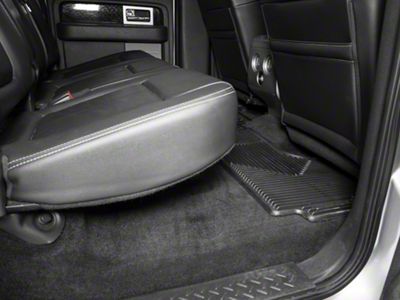 Husky Liners Heavy Duty Second Seat Floor Mats; Black (97-10 F-150 SuperCab, SuperCrew)