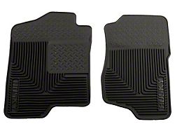 Husky Liners Heavy Duty Front Floor Mats; Black (07-13 Sierra 1500)