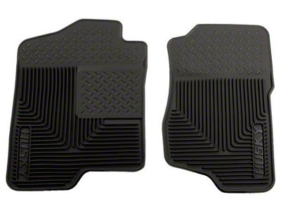 Husky Liners Heavy Duty Front Floor Mats; Black (07-13 Sierra 1500)