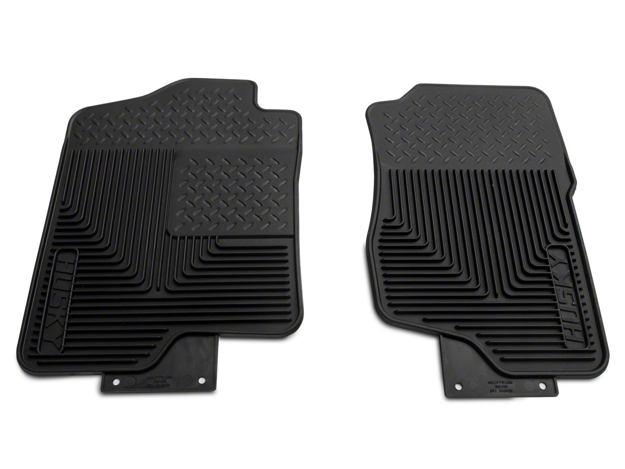 Husky Liners Silverado 1500 Heavy Duty Front Floor Mats; Black 51181