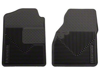 Heavy Duty Front Floor Mats; Black (99-06 Silverado 1500)