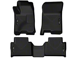 Husky Liners X-Act Contour Front and Second Seat Floor Liners; Black (23-25 Canyon)