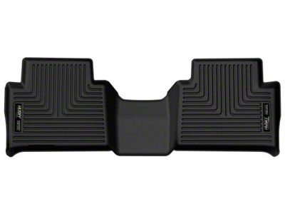 Husky Liners X-Act Contour Second Seat Floor Liners; Black (23-24 Canyon)
