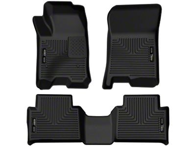Husky Liners X-Act Contour Front and Second Seat Floor Liners; Black (23-24 Colorado)