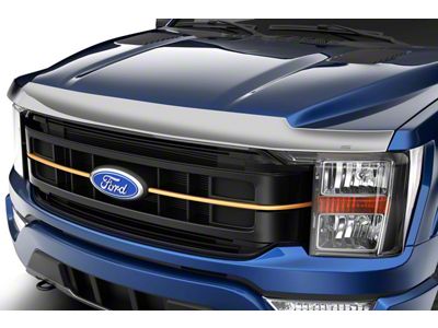 Husky Liners Aeroskin Hood Protector; Chrome (21-25 F-150 Tremor)