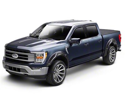 Husky Liners DRT Style Fender Flares; Smooth Matte Black (18-20 F-150, Excluding Raptor)