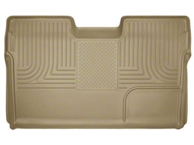 Husky Liners WeatherBeater Second Seat Floor Liner; Full Coverage; Tan (09-14 F-150 SuperCrew)