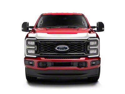 Husky Liners Aeroskin Hood Protector; Chrome (23-25 F-350 Super Duty)