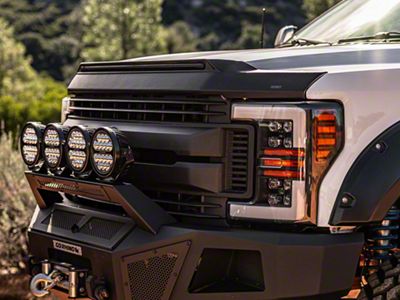 Husky Liners Aeroskin Lightshield Pro; Black (23-26 F-350 Super Duty)