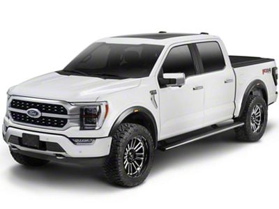 Husky Liners RVL Fender Flares; Smooth Matte Black (17-22 F-350 Super Duty SRW)
