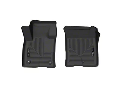 Husky Liners X-Act Contour Front Floor Liners; Black (22-26 2.0L EcoBoost Maverick)