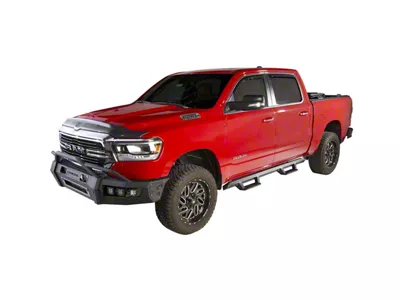 Husky Liners Aeroskin II Hood Protector; Matte Black (19-24 RAM 1500, Excluding Rebel & TRX)