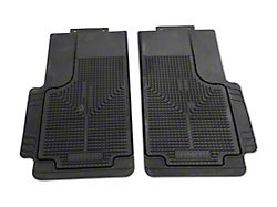 Husky Liners Heavy Duty Second Seat Floor Mats; Black (95-01 RAM 1500 Club Cab, Quad Cab)