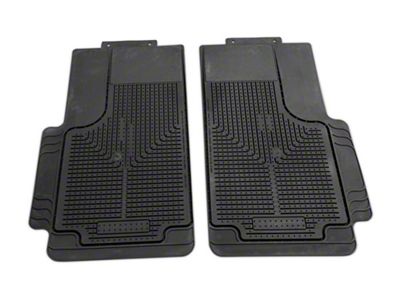 Husky Liners Heavy Duty Second Seat Floor Mats; Black (95-01 RAM 1500 Club Cab, Quad Cab)