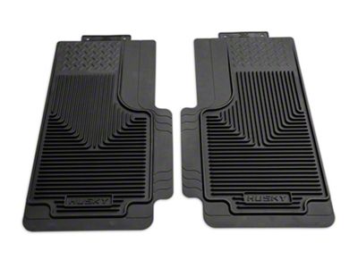 Husky Liners Heavy Duty Second Seat Floor Mats; Black (95-02 RAM 2500 Club Cab)