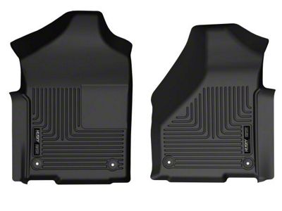 Husky Liners WeatherBeater Front Floor Liners; Black (19-24 RAM 2500 Regular Cab)