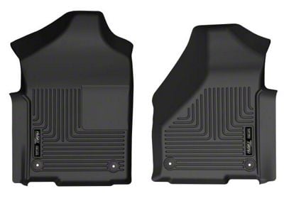 X-Act Contour Front Floor Liners; Black (19-24 RAM 3500 Regular Cab)