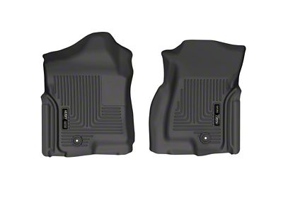 Husky Liners WeatherBeater Front Floor Liners; Black (99-06 Sierra 1500 Extended Cab, Crew Cab)