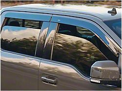 Husky Liners Low Profile Ventvisor Window Deflectors; Front and Rear; Smoke (19-26 Silverado 1500 Double Cab)