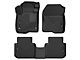 Husky Liners X-Act Contour Front and Second Seat Floor Liners; Black (19-24 Silverado 1500 Double Cab)