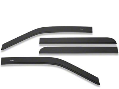 Husky Liners Low Profile Ventvisor Window Deflectors; Front and Rear; Matte Black (07-14 Silverado 2500 HD Crew Cab)