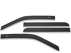 Husky Liners Low Profile Ventvisor Window Deflectors; Front and Rear; Matte Black (15-19 Silverado 3500 HD Double Cab)