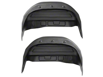 Husky Liners Rear Wheel Well Guards; Black (01-06 Silverado 3500 HD SRW)