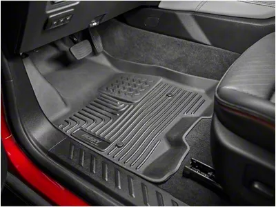 Husky Liners X-Act Contour Front Floor Liners; Black (01-06 Silverado 3500 HD Extended Cab, Crew Cab)
