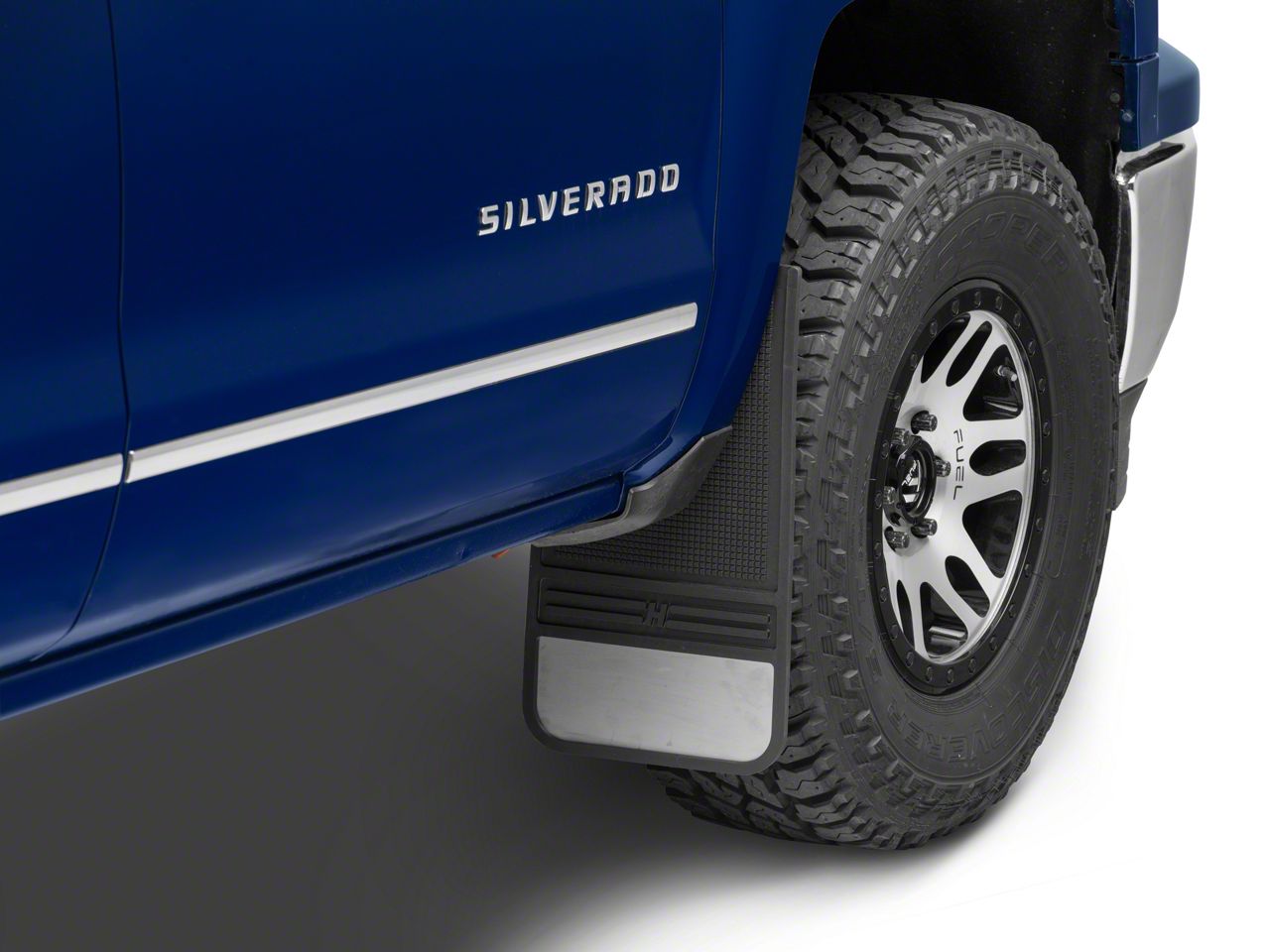 Husky Liners Silverado 1500 MudDog Mud Flaps with Stainless Steel