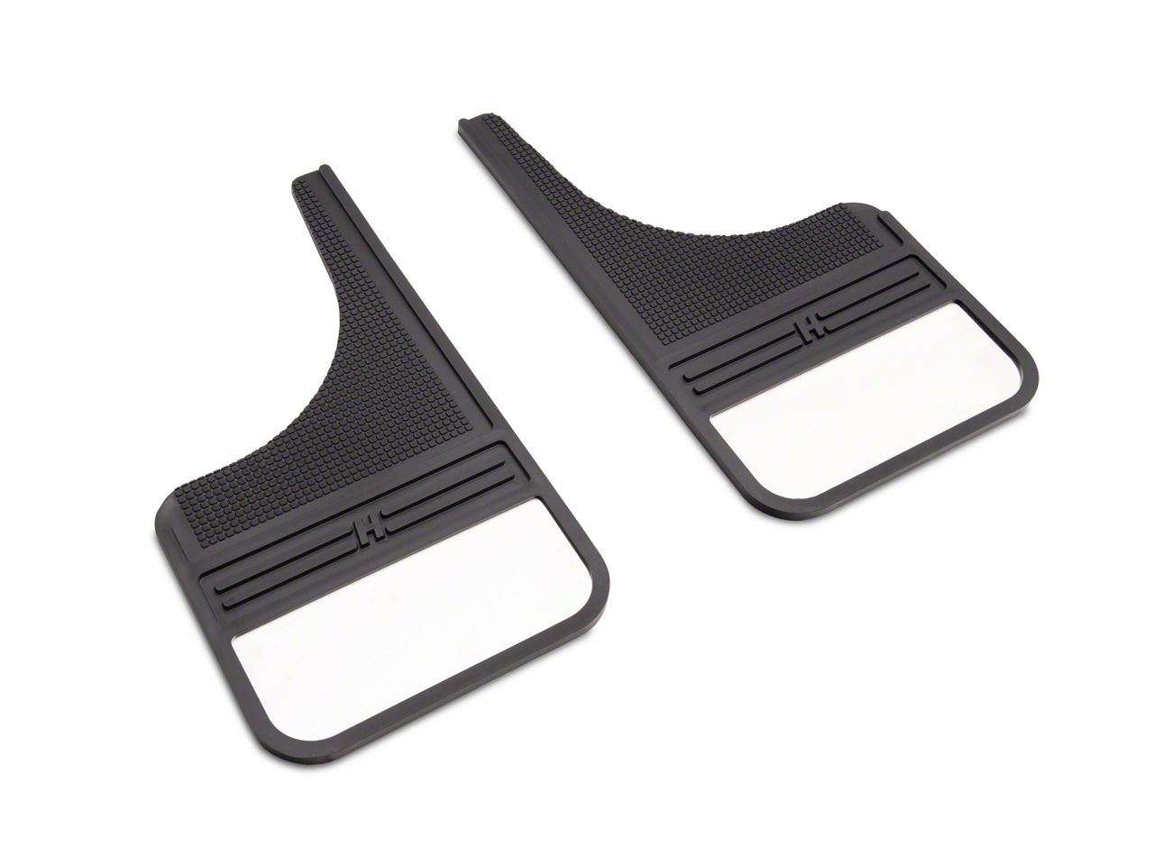 Husky Liners F150 MudDog Mud Flaps with Stainless Steel Weight; Front
