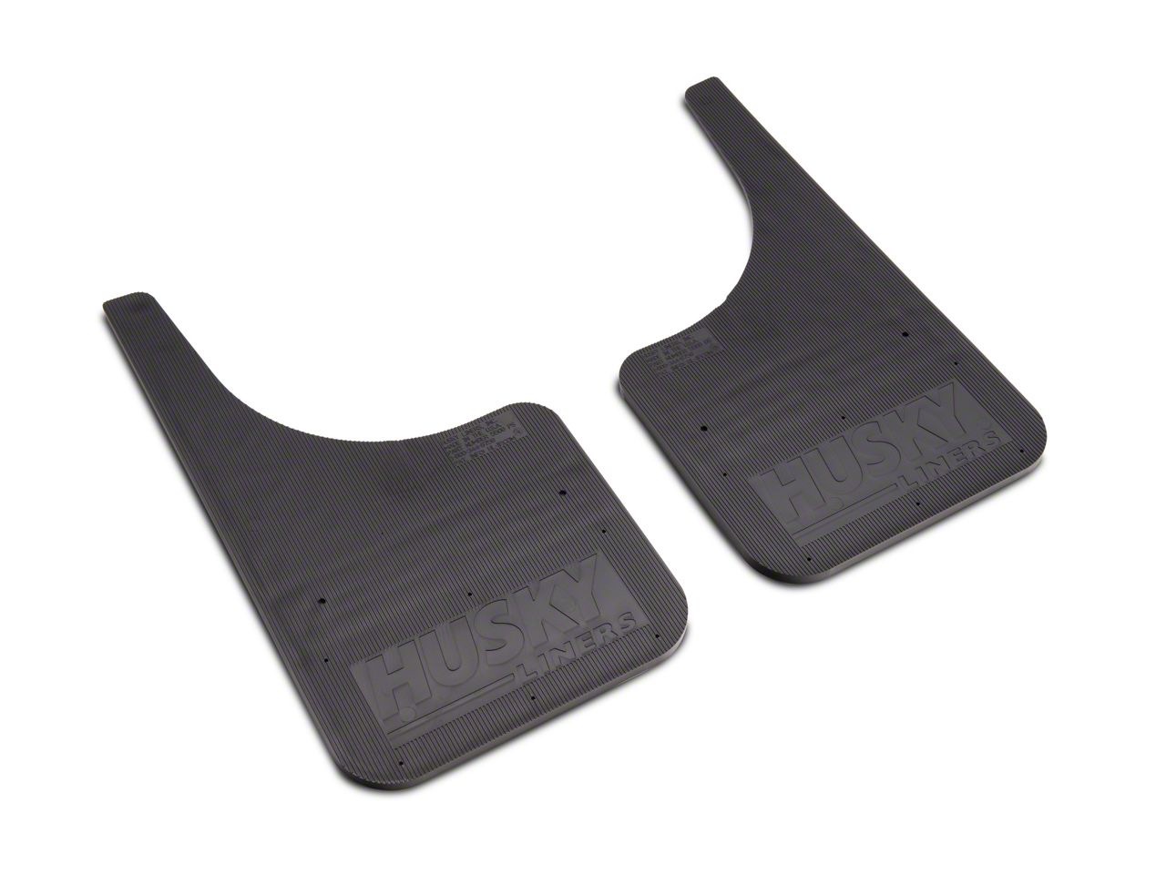Husky Liners F150 MudDog Mud Flaps with Stainless Steel Weight; Front