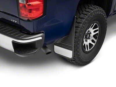 MudDog Mud Flaps with Stainless Steel Weight; Rear (Universal; Some Adaptation May Be Required)