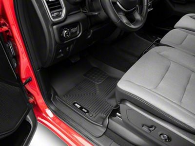 Husky Liners WeatherBeater Front and Second Seat Floor Liners; Black (19-24 RAM 1500 Crew Cab)