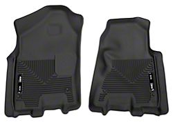Husky Liners WeatherBeater Front and Second Seat Floor Liners; Black (19-24 RAM 1500 Quad Cab)