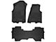 X-Act Contour Front and Second Seat Floor Liners; Black (19-24 RAM 1500 Quad Cab)
