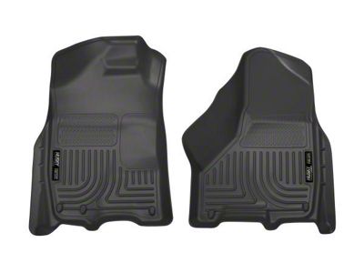 Husky Liners WeatherBeater Front Floor Liners; Black (10-18 RAM 2500 Crew Cab, Mega Cab)