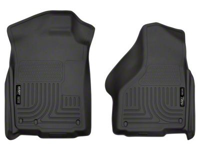 Husky Liners WeatherBeater Front Floor Liners; Black (03-09 RAM 2500 Quad Cab, Mega Cab; 03-18 RAM 2500 Regular Cab)