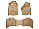 Husky Liners WeatherBeater Front and Second Seat Floor Liners; Tan (03-09 RAM 2500 Quad Cab)