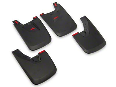 Mud Guards; Front and Rear (19-24 RAM 3500 SRW w/ OE Fender Flares)