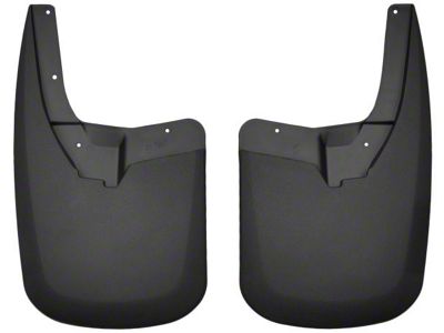 Mud Guards; Rear (10-18 RAM 3500 SRW w/o OE Fender Flares)