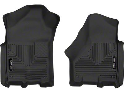 X-Act Contour Front Floor Liners; Black (19-24 RAM 3500 Crew Cab, Mega Cab)