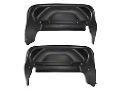 Rear Wheel Well Guards; Black (14-18 Sierra 1500)