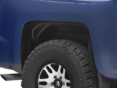 Rear Wheel Well Guards; Black (14-18 Silverado 1500)