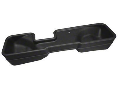 GearBox Under Seat Storage Box; Black (14-18 Sierra 1500 Double Cab)