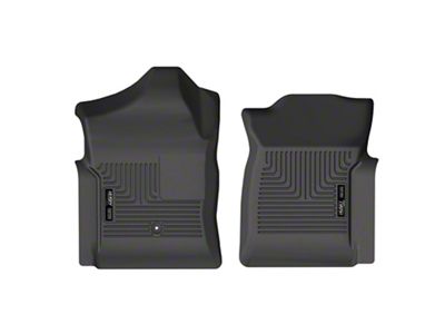 Husky Liners WeatherBeater Front Floor Liners; Black (99-06 Sierra 1500 Regular Cab)