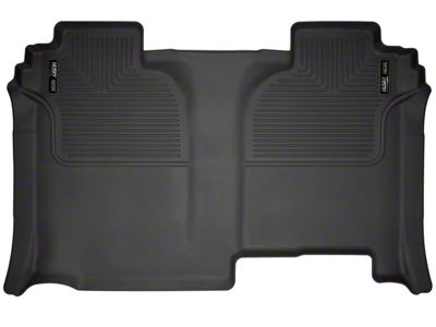 Husky Liners X-Act Contour Second Seat Floor Liner; Black (19-24 Sierra 1500 Crew Cab w/o Factory Storage Box)