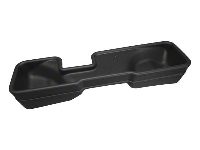 GearBox Under Seat Storage Box; Black (15-19 Sierra 2500 HD Double Cab)